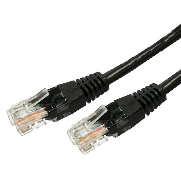 Cable Latiguillo De Cobre Kat.6 Rj45 Utp 7,5m. Negro