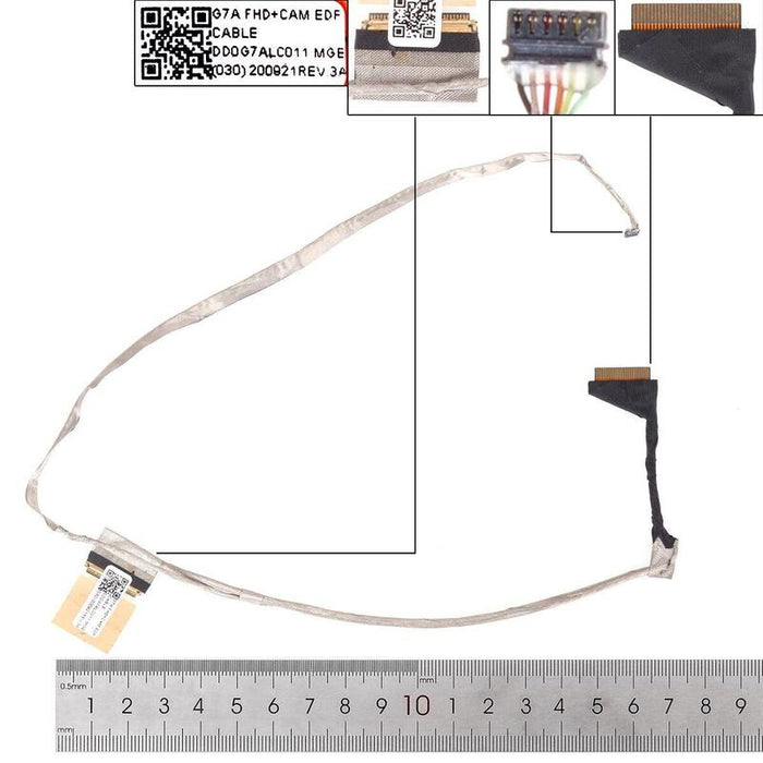 Cable Lcd Led Hp Pavilion 14 Ce Tpn Q207 30pin. Dd0g7alc011 Dd0g7alc001 Dd0g7alc000