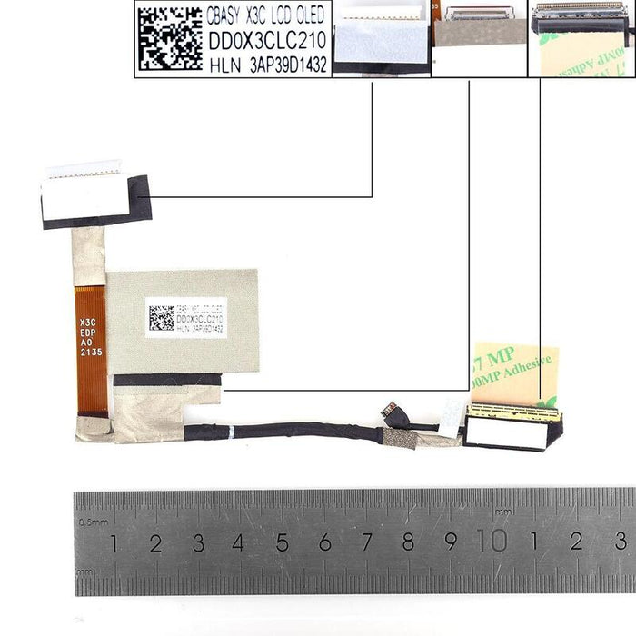 Cable Lcd Led Hp Spectre X360 14 Ea Tpn Q250 40pin 0.5 Dd0x3clc210