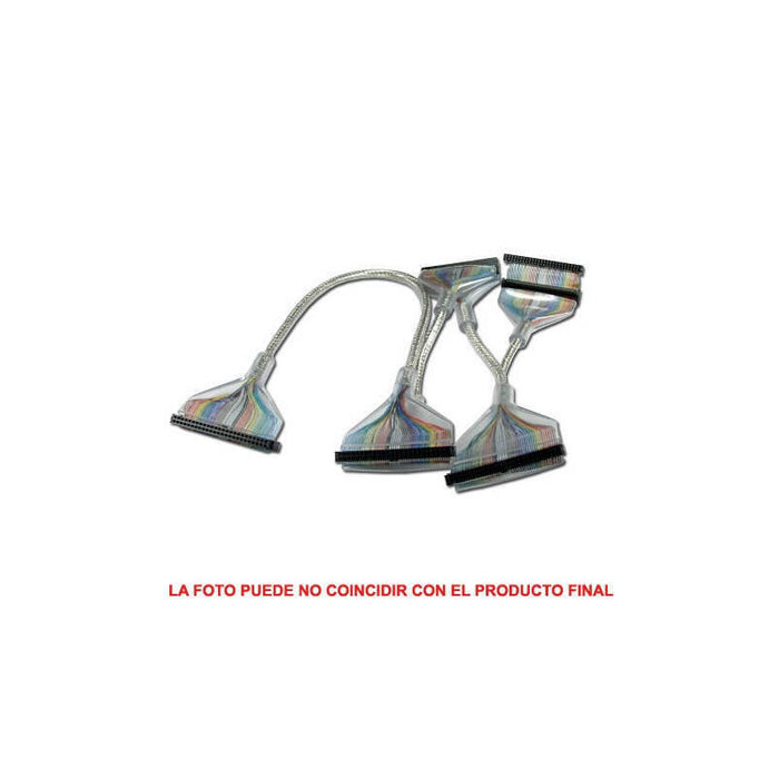 Cable Redondo Scsi U320 4 Conectores Silver