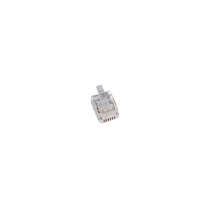 Cable Tk Tae Rj12-Mecker, 6p6c,100-Pack Para Rundcable