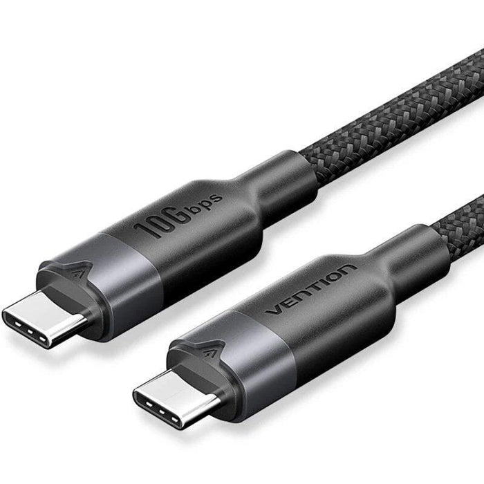 Cable Usb 3.2 Tipo-C 5a Vention Trgbd Usb Tipo-C Macho Usb Tipo-C Macho Hasta 100w 10gbps 50cm Negro