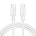 Cable Usb-C Carga Rápida De 140W - 240W Con Chip E-Mark 1.80M Blanco