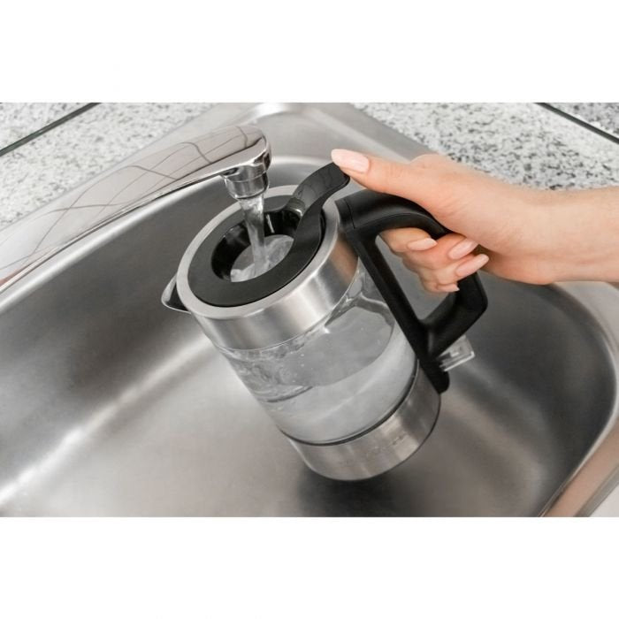 EAN 4006160012286 - ProfiCook PC-WKS 1228 G tetera eléctrica 0,5 L 1100 W Acero inoxidable, Transparente imagen 2