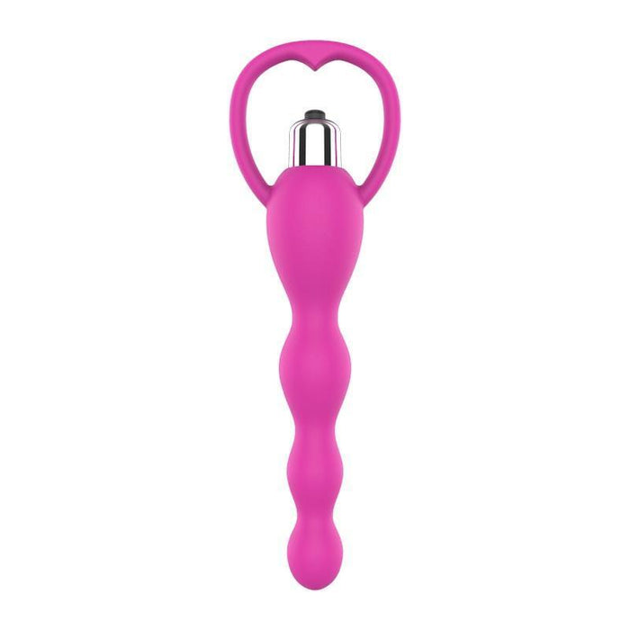 Cadena Anal Con Vibración Rosa