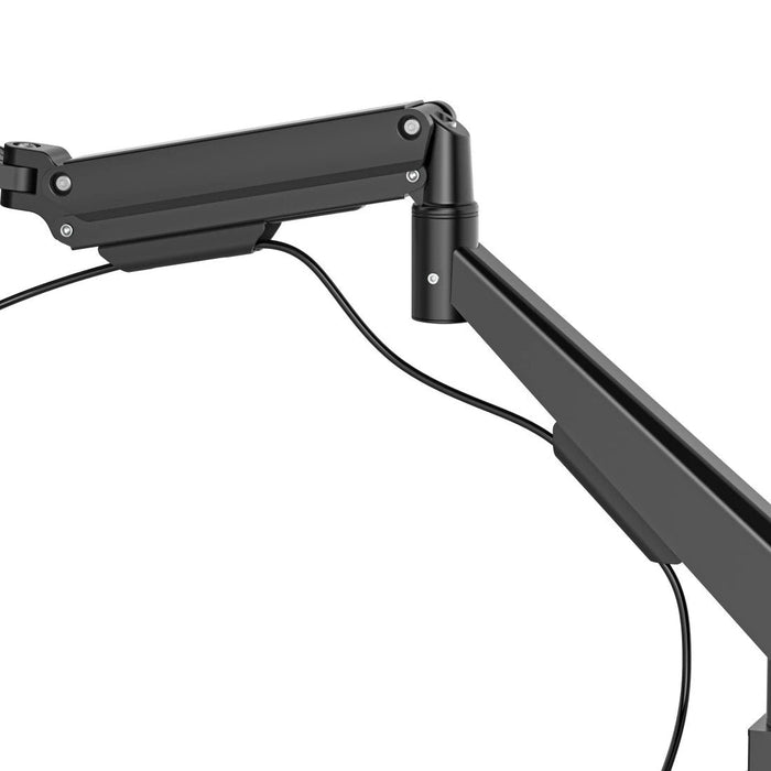 Hama Soporte Para Monitor,2 Monitores,Resorte De Gas,17-35,Negro