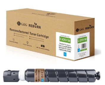 G&G Reborn-Toner Compatible Con Canon C-Exv58 3764c002 C