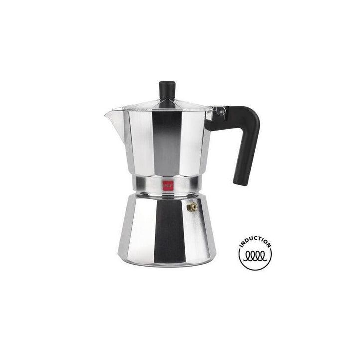 Cafetera Italiana Magefesa Catual Inducción- 9 Tazas · Acero Inoxidable