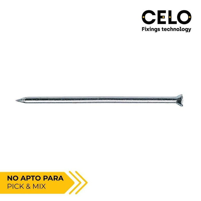 Caja 100 Unid. Puntas Cp Ø3,4x80mm Din/Ref Cpq Acero Zincado 93480cpq Celo