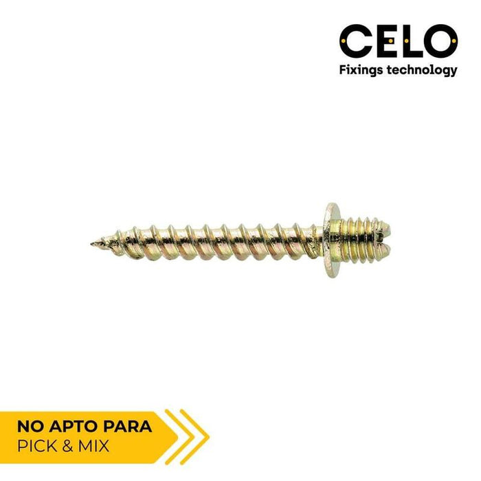 Caja 100 Unid. Tirafondo Din/Ref Tf M Ø8x40mm Bricomatado Celo