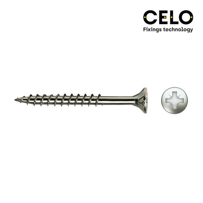 Caja 100 Unid. Tornillo Madera Avellanado Pz R/Parc Ref Vloxp Ø4x70mm Zincado Celo
