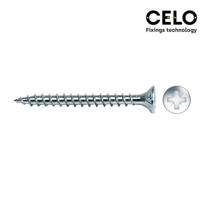 Caja 100un Tornillo Madera Avell.Pz Din/Ref Vlox 4.5x70 Zinc + Lubrcelo