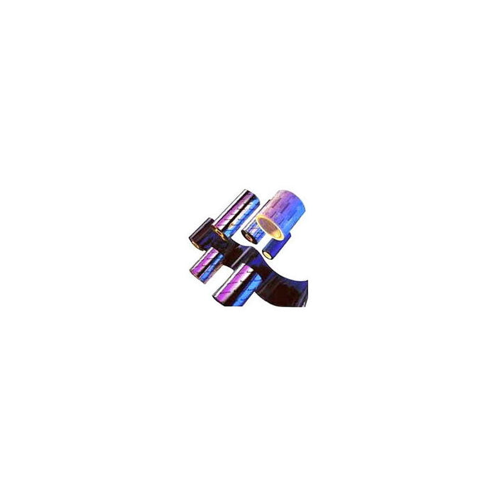 Caja 12 Rollos Ribbon Zebra 2300 Cinta Transferencia 110mmx74m Diámetro Int. 12.7mm Negro