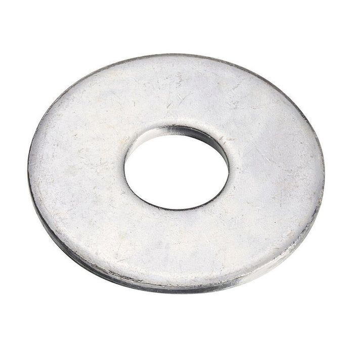Caja L 100 Unid. Arandela Plana Ancha Cinc 4,3x12mm Fadix