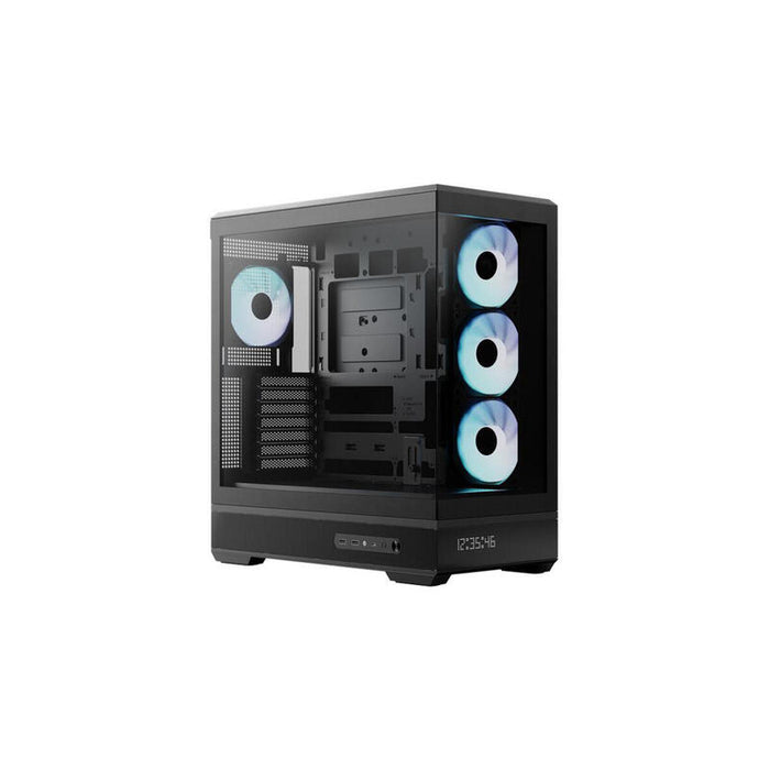 Caja  Pc Aerocool P500b Digi-Bk-V1, Torre Negra, Vidrio Templado X 2 Accm-Pn09143.11