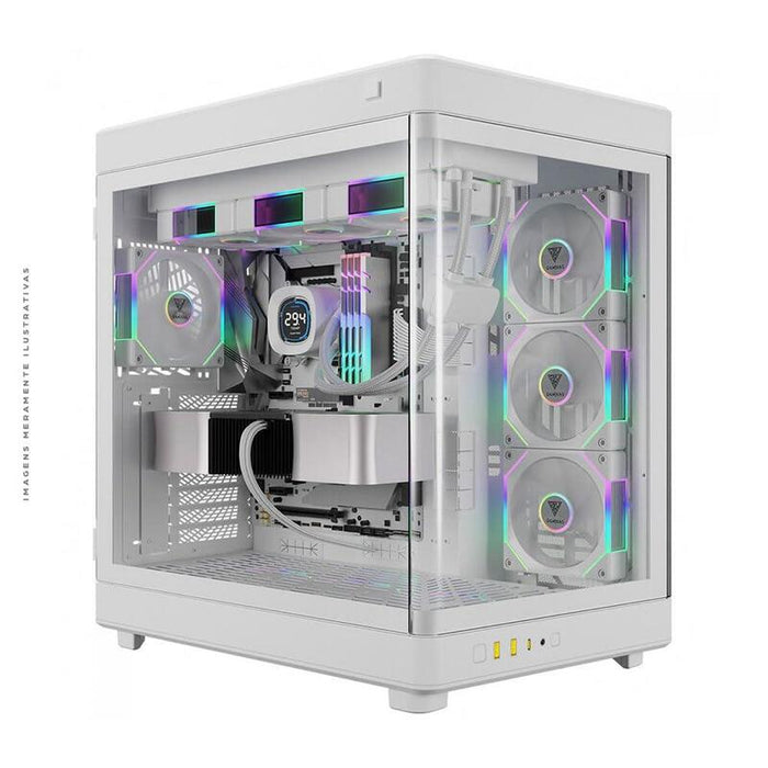 Caja Pc Gamdias Neso P1 Pro Ww Gaming White Retail