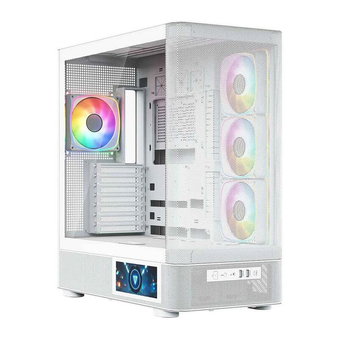 Caja Pc Modecom  Volcano Aq400 Argb Midi Blanco