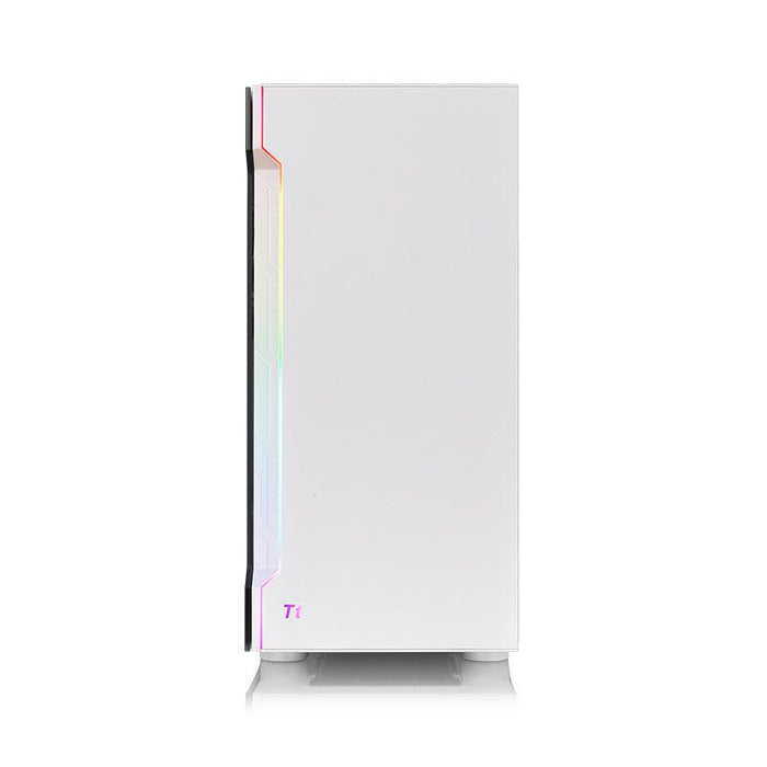 Caja Pc Thermaltake Torre Atx H200 Tg Rgb Blanco 1 Ven 120mm Incluido/1xcristal Templado Ca-1m3-00m6wn-00