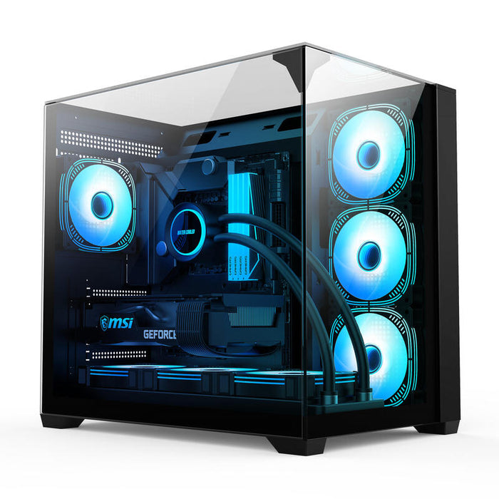 Caja Semitorre Atx N2026 F-Rgb Negro Bitfenix Atx / Gpu 400/Mm / Disipador 165/Mm / 2×Ssd + 1×Hdd / Usb 3.0 + Usb 2.0