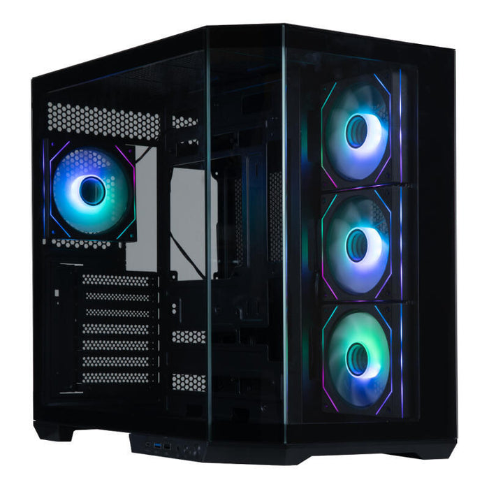 Caja Semitorre Atx T10 A-Rgb Black Bitfenix <Span Data-Teams='True'>2x3'5, 3x2'5</Span>''/ 1x Tipoc 1xusb3.0, 1xusb2.0/Audio/Cristal Templadoah Vale