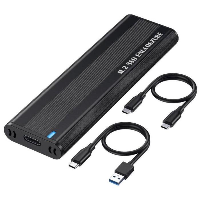 Caja Ssd M2 Nvme/Ngff Usb-A Usb-C Negro