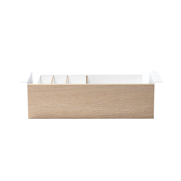Cajon Para Escritorio Artisan Combinación Blanco Y Madera Natural
