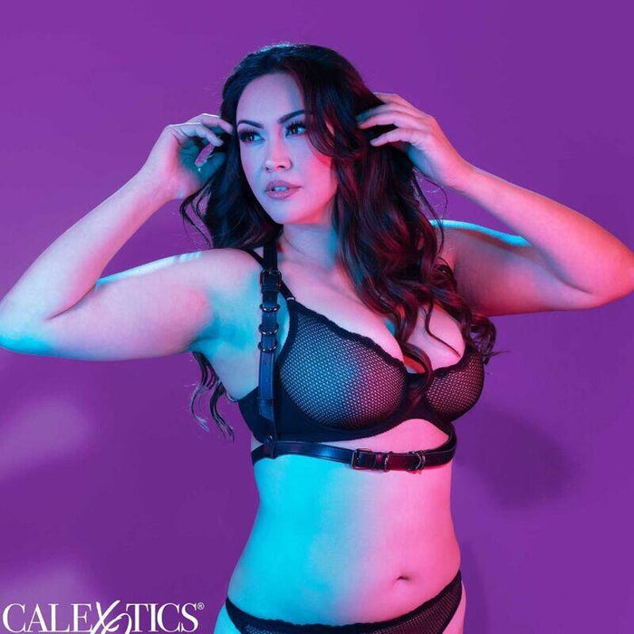 Calexotics - Euphoria Arnés Hatler Con Hebilla Talla Grande Negro