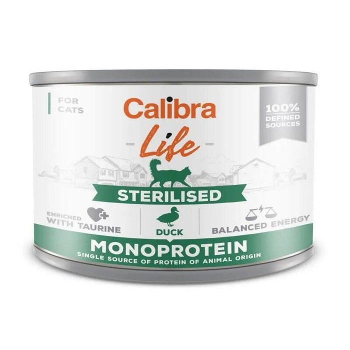 Calibra Cat Life Sterilised Duck 200g