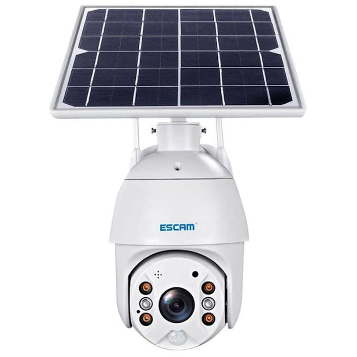 Cámara De Seguridad Ip Escam Qf480 Solar 1080p 355º 4g/Lte