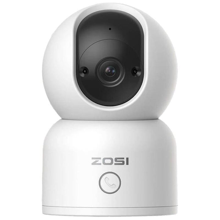 Cámara De Seguridad Ip  Zosi C518 3mpx Visión Nocturna Ia P/T Wifi 5g Blanco + Tarjeta Microsd 32gb
