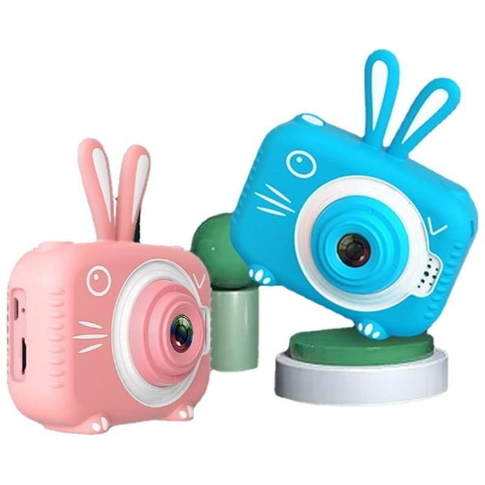 Cámara Digital Para Niños K3 Diseño Conejo Azul