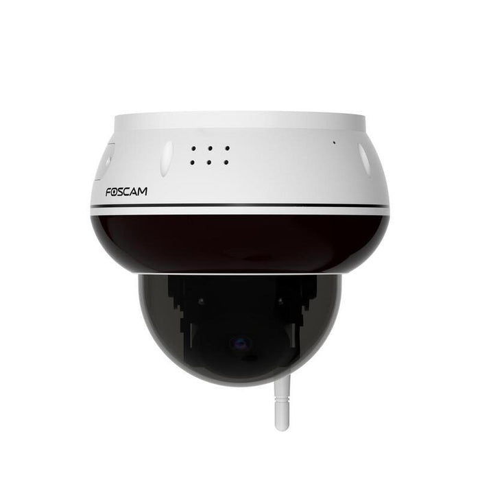 Cámara  Foscam D8t - 4k 8mp Wifi Dome De Vigilancia Con Función Pt Motorizada Detección De Personas Y Vehículos Ik10 Protección Vandálica Wifi 6 (Blanco)