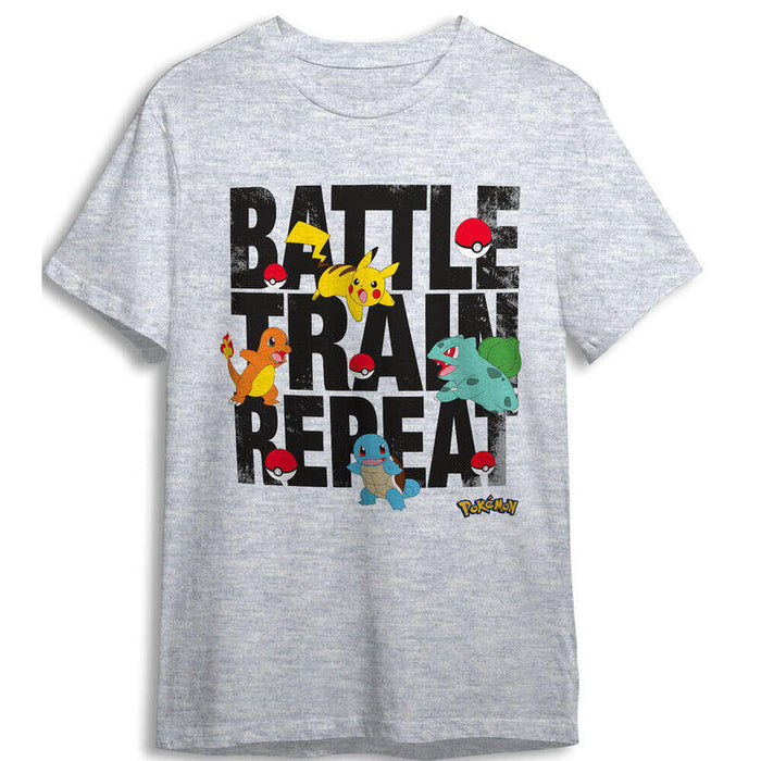 Camiseta Battle Pokemon Infantil Talla 12