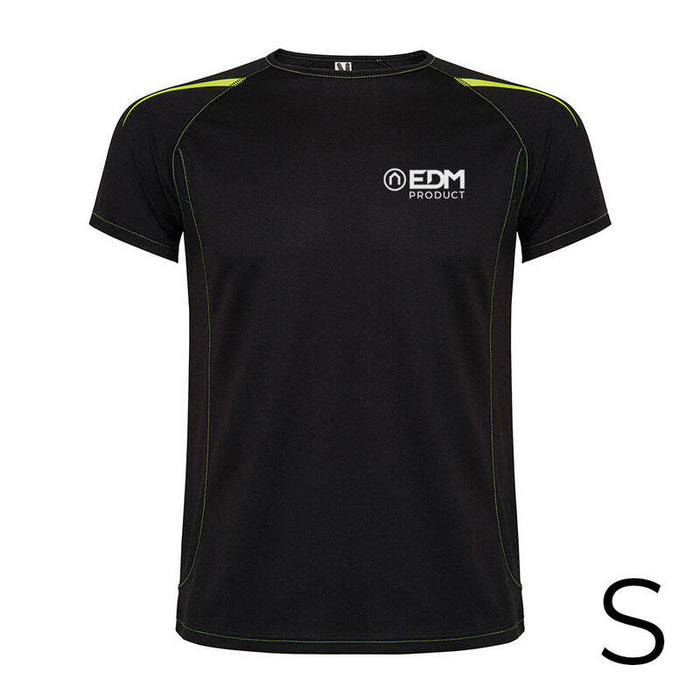 Camiseta Deportiva Negra Talla-S Roly