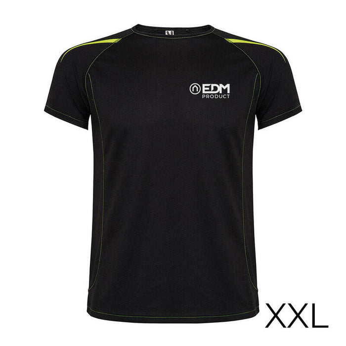 Camiseta Deportiva Negra Talla-Xxl Roly