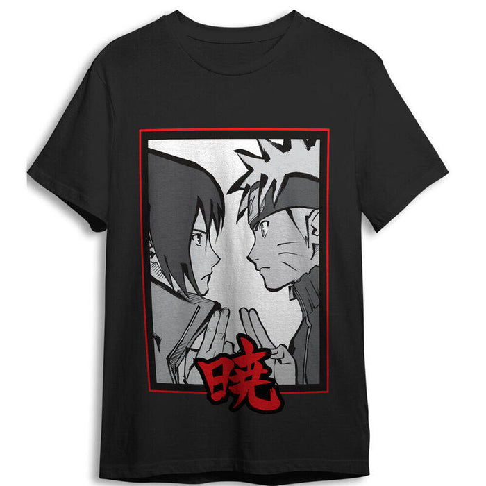 Camiseta Face To Face Naruto Shippuden Adulto Talla L