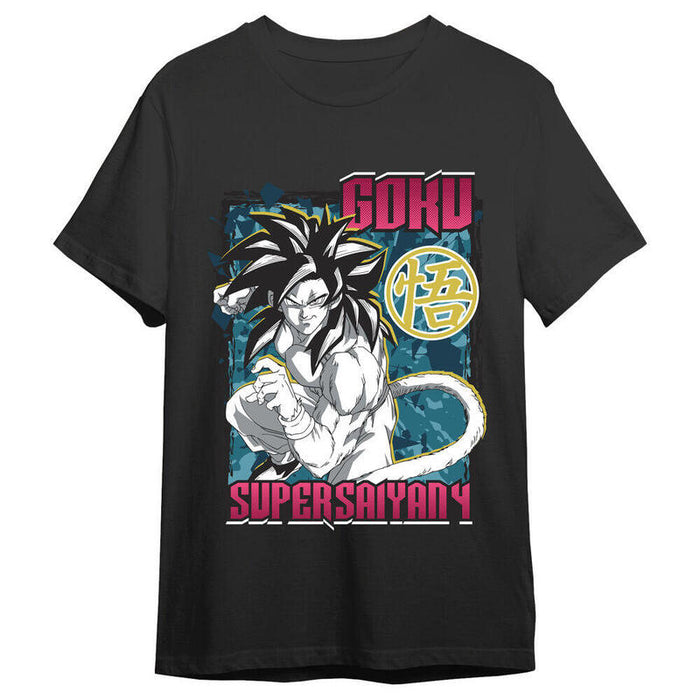 Camiseta Goku Super Saiyan 4 Dragon Ball Gt Adulto Talla Xl