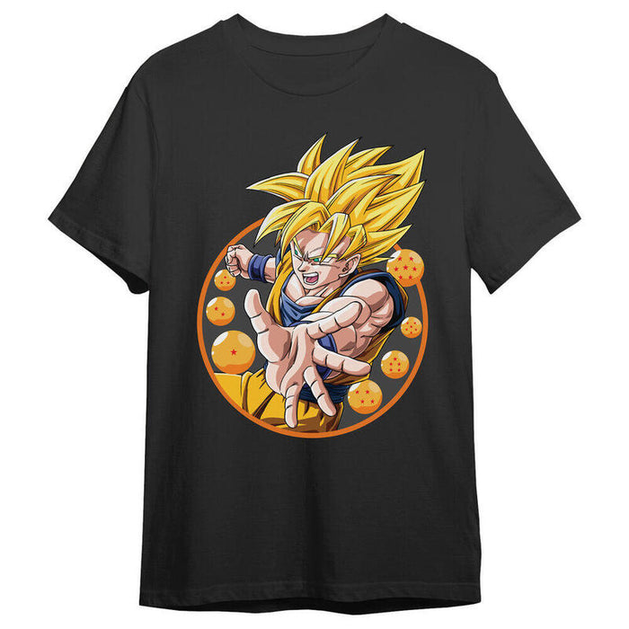 Camiseta Goku Super Saiyan Dragon Ball Z Adulto Talla S