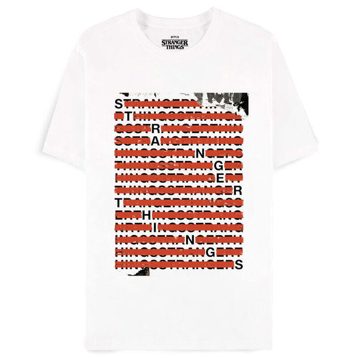 Camiseta Letters Stranger Things Talla L