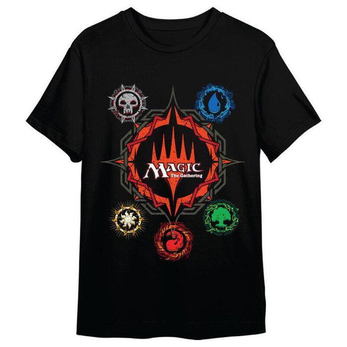 Camiseta Mana Symbols Magic The Gathering Adulto Talla S