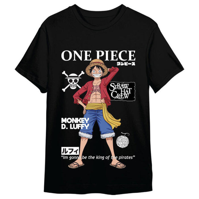 Camiseta Monkey D. Luffy One Piece Adulto Talla L