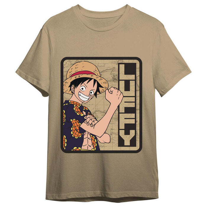 Camiseta Monkey D. Luffy One Piece Adulto Talla M