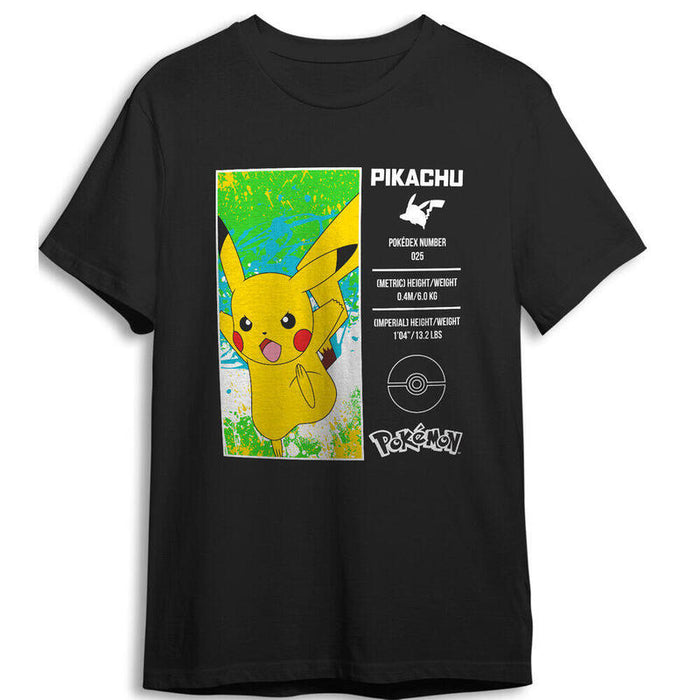 Camiseta Pikachu Pokemon Infantil Talla 10