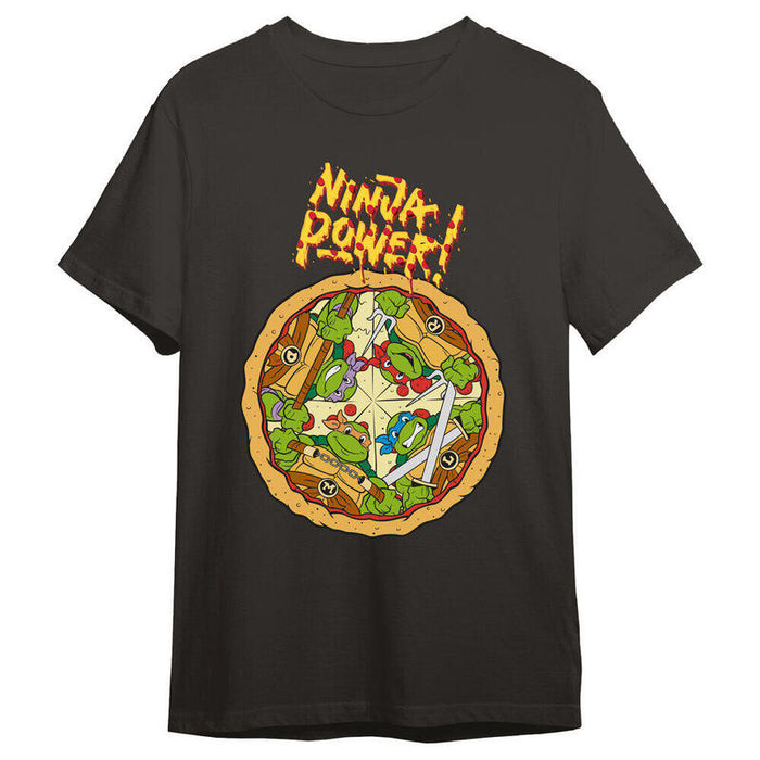 Camiseta Pizza Tortugas Ninja Adulto Talla M