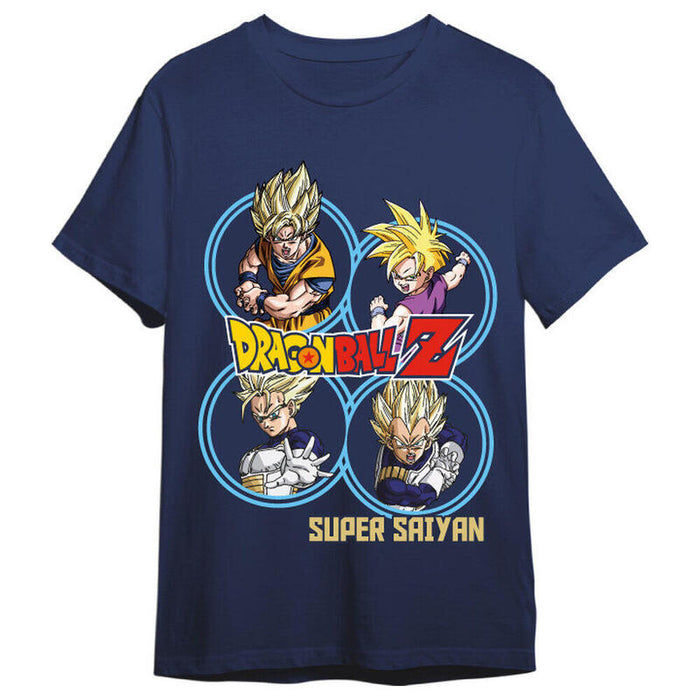 Camiseta Super Saiyans Dragon Ball Z Adulto Talla M