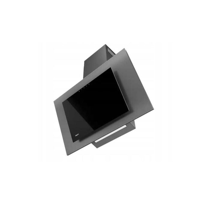 Campana  Akpo Wk-4 Nero 2.0 60 Gris/Gris Cristal T300 Lineal Led/Motor