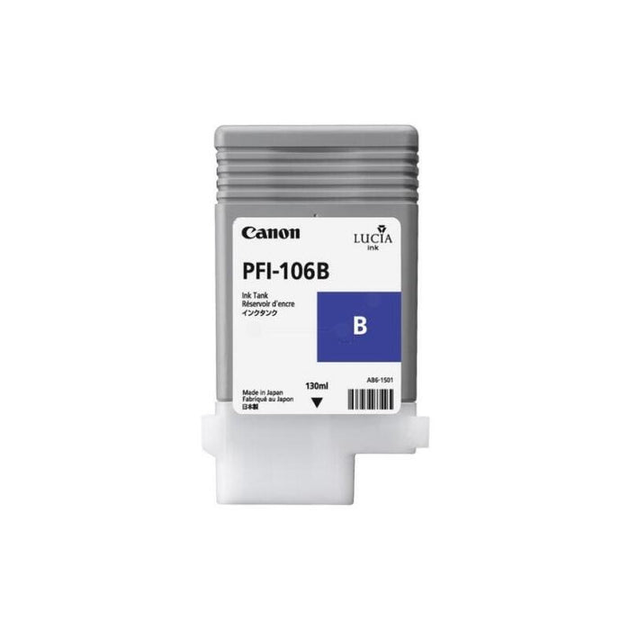 Canon Pfi-106 B 130 Ml Azul Original Depósito De Tinta Para Imageprograf Ipf6400 Ipf6400se Ipf6450