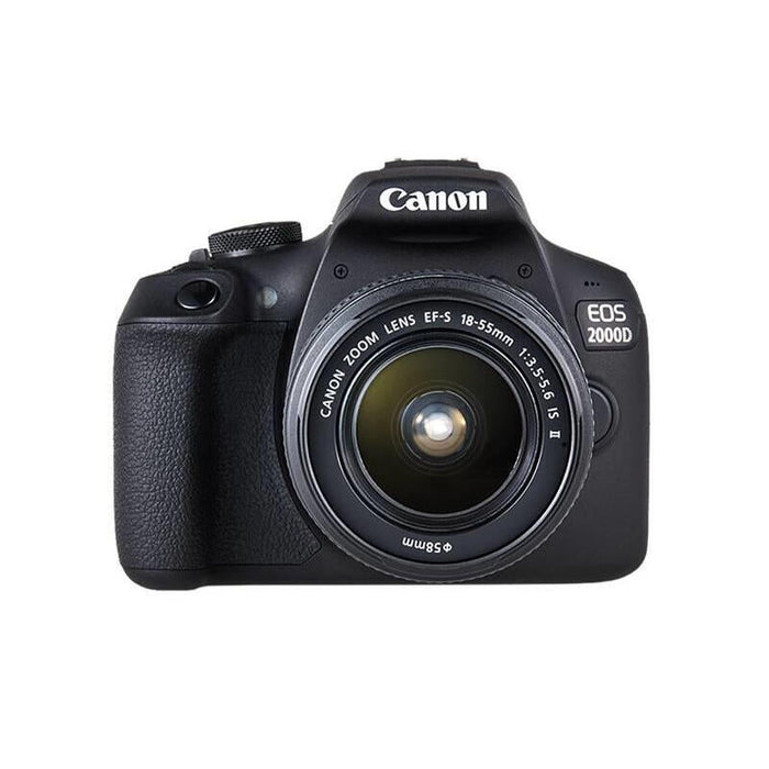 Canon Eos 2000d + Ef-S 18-55mm F/3.5-5.6 Is Ii Juego De Cámara Slr 24,1 Mp Cmos 6000 X 4000 Pixeles Negro