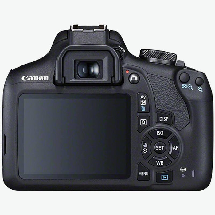 Canon Eos 2000d + Ef-S 18-55mm F/3.5-5.6 Is Ii Juego De Cámara Slr 24,1 Mp Cmos 6000 X 4000 Pixeles Negro