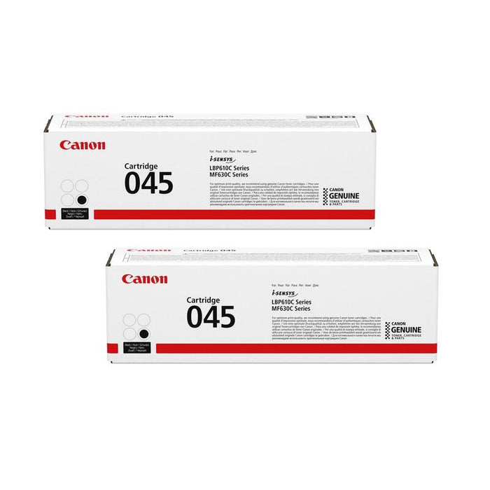 Canon Original Toner 045 Doppelpack Schwarz (Op1242c002dp)